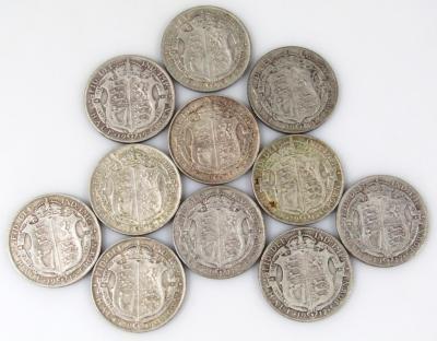 Various pre-1920's George IV half crowns. (11)