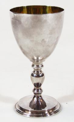 An Elizabeth II silver goblet by Garrard & Co.