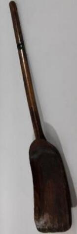 A 19thC wooden grain shovel