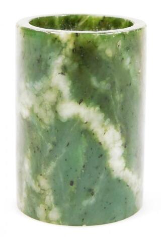 A Chinese spinach jade vase
