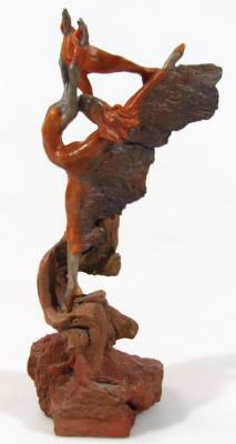 A modern resin sculpture