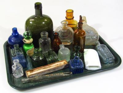 Various 19thC and later glass bottles