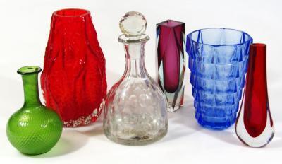 Various Studio glass