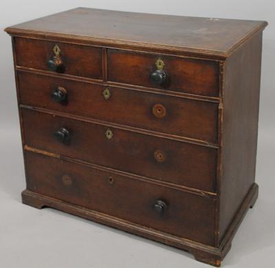 An 18thC oak chest