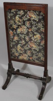 An Edwardian fire screen