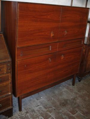 A 1960's teak sideboard