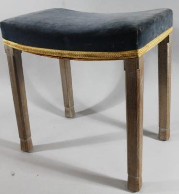 A mid 20thC Queen Elizabeth II Coronation stool