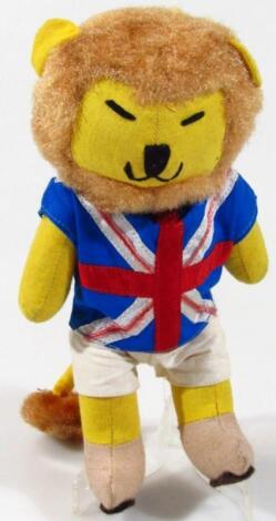 World Cup Willie 1966 Lion Teddy bear