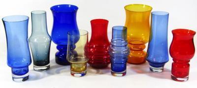 Various Finnish and other Studio glass