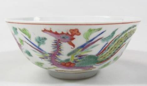 A Chinese porcelain bowl