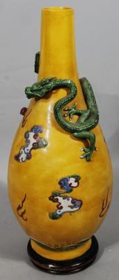 A 19thC Chinese porcelain Song style vase