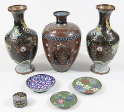 Various cloisonné