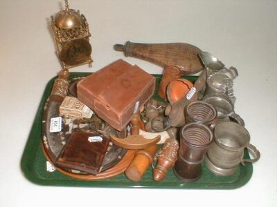 Pewter, treen etc. £40-60