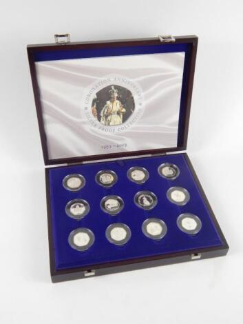 A Royal Mint Coronation Anniversary Silver Proof Collection