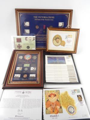 A Sir Francis Drake gold coin first day cover