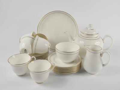 A Royal Worcester porcelain part tea service