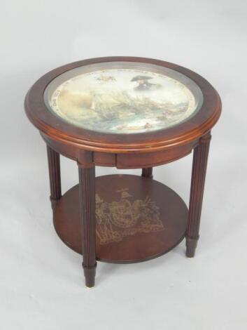 A Danbury Mint Trafalgar side table