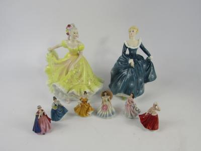 Two Royal Doulton figures