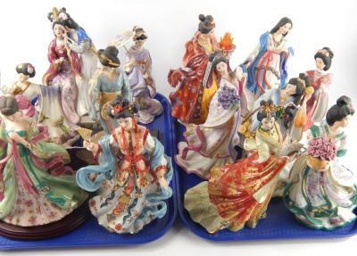 Danbury mint porcelain figures