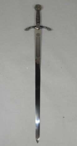 A replica Franklin Mint Millennium Sword