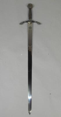 A replica Franklin Mint Millennium Sword