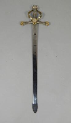 A replica Franklin Mint Millennium Sword - 3