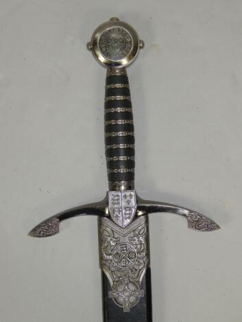 A replica Prince of Wales sword