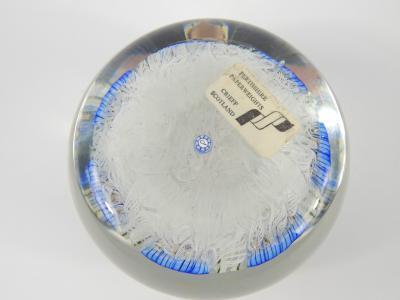 A Perthshire paperweight designed with an American steam locomotive - 2