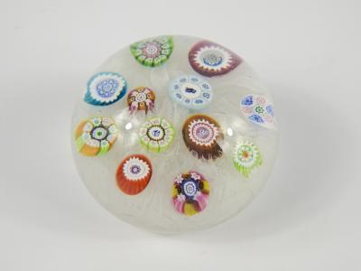 A Perthshire millefiori paperweight