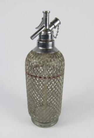 A vintage soda syphon