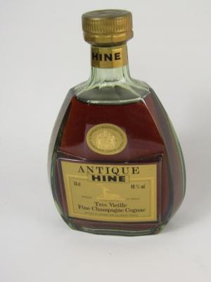 A bottle of Hine Tres Vieille Fine Champagne Cognac