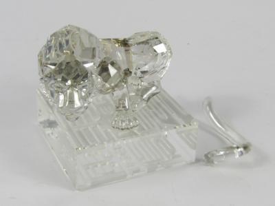 A Swarovski crystal model of a Chinese zodiac tiger