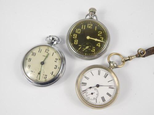 A Beaucourt gentleman's open faced key wind pocket watch