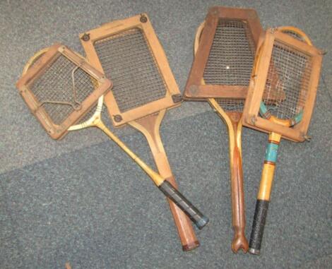 A George G Fussey & Co tennis racket