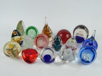 Cut glass paperweights