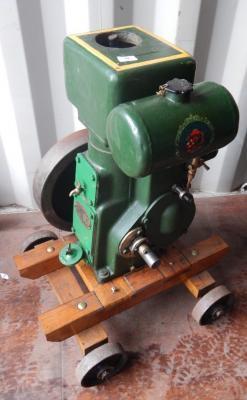 An early 20thC Ruston and Hornsby stationary engine water pump no. PT178B