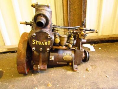 An early 20thC Stuart Turner marine boat petrol engine - 2