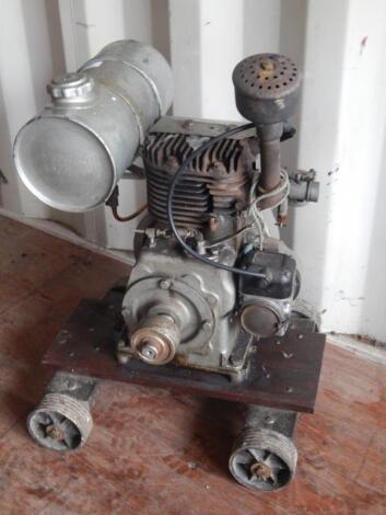 A mid 20thC Lister stationary engine no. W11742