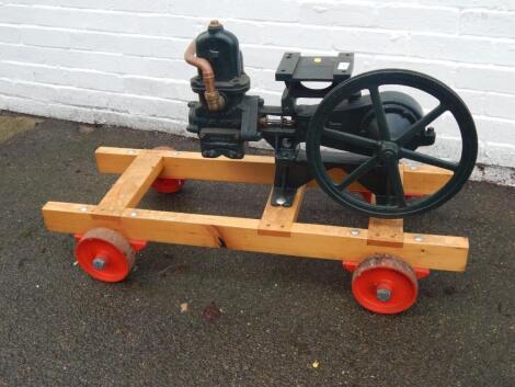 A mid-20thC Lee Howl Super Major stationary engine water pump