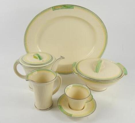 A Burleighware pottery part dinner tea and coffee service