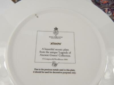 Twelve Royal Worcester porcelain Legends of Ancient Greece plates - 2