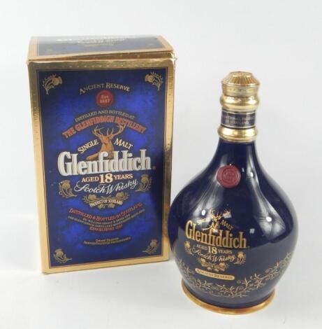 A bottle of Glenfiddich Ancient Reserve Scotch Whisky