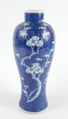 A Chinese late 19thC porcelain vase of baluster form