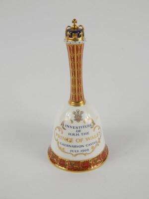 A Royal Crown Derby porcelain bell - 2