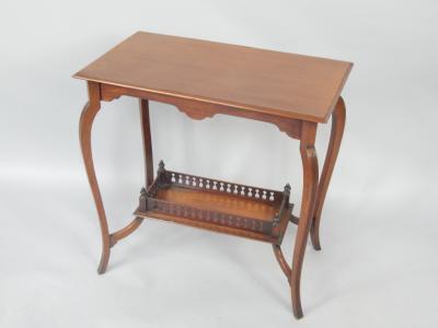 A Victorian mahogany occasional table