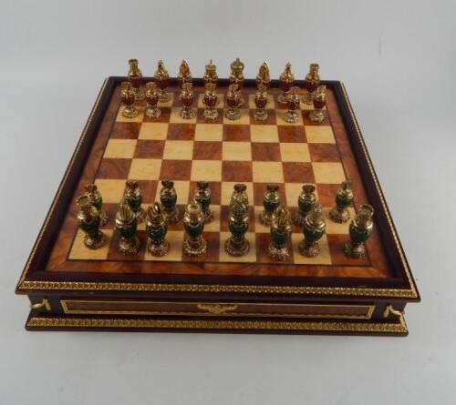 A House of Faberge Imperial Jewelled Chess set