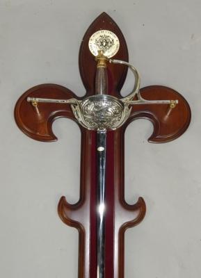 A replica of The Sword of The Three Musketeers