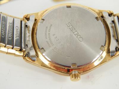 Three gentleman's Seiko Stainless Steel cased wristwatches - 2