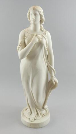 A Victorian Parian figure of Beatrice