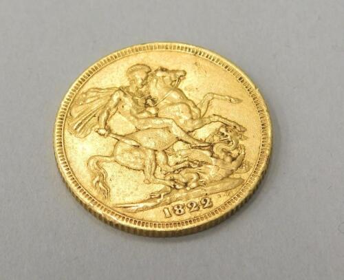 A George IV full gold sovereign